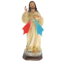 Palais du Rosaire Statue de Jésus Miséricordieux en résine de 33cm^ Jésus Miséricordieux