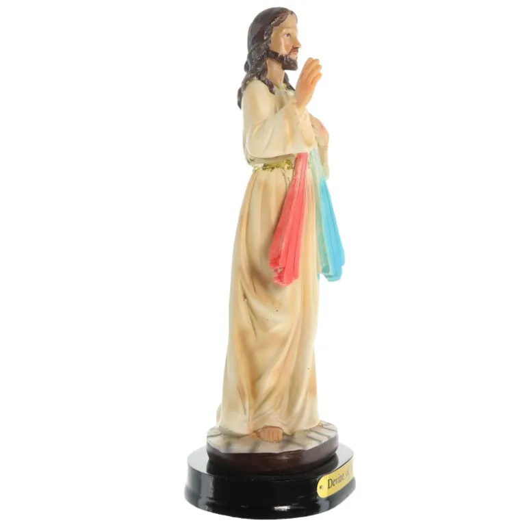 Palais du Rosaire Statue de Jésus Miséricordieux en résine de 20cm^ Jésus Miséricordieux