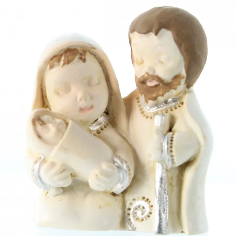 Palais du Rosaire Statue de la Saint Famille de 4cm en résine^ Crèche | Statue De La Sainte Famille