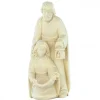 Palais du Rosaire Statue de la Sainte Famille en bois d'érable de 10cm^ Crèche | Statue En Bois