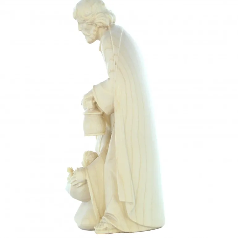 Palais du Rosaire Statue de la Sainte Famille en bois d'érable 15cm^ Crèche | Statue En Bois