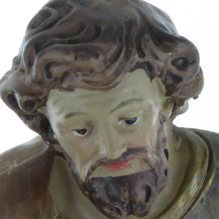 Palais du Rosaire Statue de la Sainte Famille en résine colorée 20cm^ Statue De La Sainte Famille