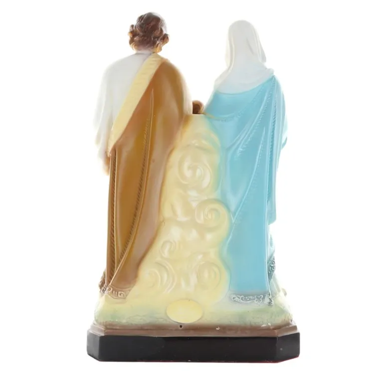 Palais du Rosaire Statue de la Sainte Famille en résine 40 cm^ Statue De La Sainte Famille