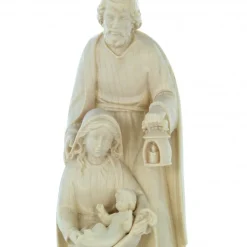 Palais du Rosaire Statue de la Sainte Famille en bois d'érable 15cm^ Crèche | Statue En Bois