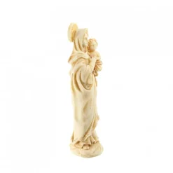Palais du Rosaire Statue de la Vierge à l'enfant en pierre et résine 15cm^ Autres Statues De La Vierge