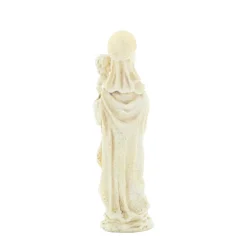 Palais du Rosaire Statue de la Vierge à l'enfant de 10cm en pierre et résine^ Autres Statues De La Vierge