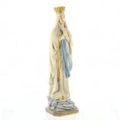 Palais du Rosaire Statue de la Vierge Couronnée en résine de 15cm^ Statue De Notre Dame De Lourdes