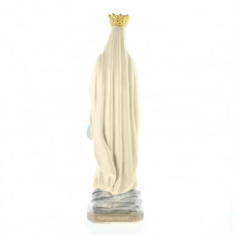 Palais du Rosaire Statue de la Vierge Couronnée en résine de 15cm^ Statue De Notre Dame De Lourdes