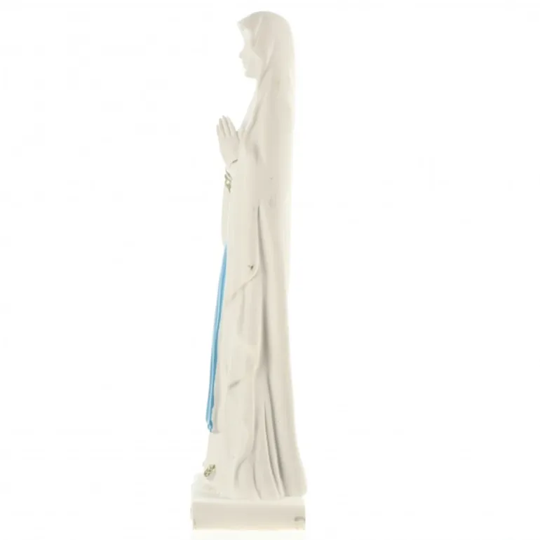 Palais du Rosaire Statue de la Vierge de Lourdes Blanche et Bleu de 10 cm en résine^ Statue De Notre Dame De Lourdes