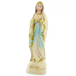 Palais du Rosaire Statue de la Vierge en résine imitation bois 8cm^ Autres Statues De La Vierge