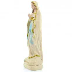 Palais du Rosaire Statue de la Vierge en résine imitation bois 8cm^ Autres Statues De La Vierge