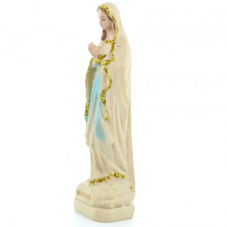 Palais du Rosaire Statue de la Vierge en résine imitation bois 8cm^ Autres Statues De La Vierge