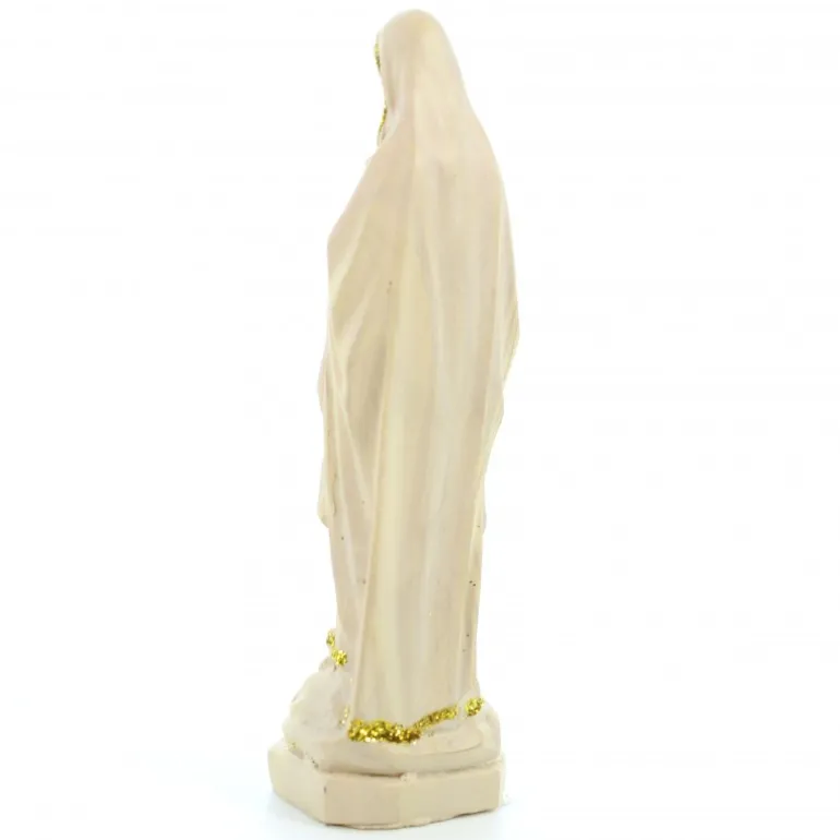 Palais du Rosaire Statue de la Vierge en résine imitation bois 8cm^ Autres Statues De La Vierge