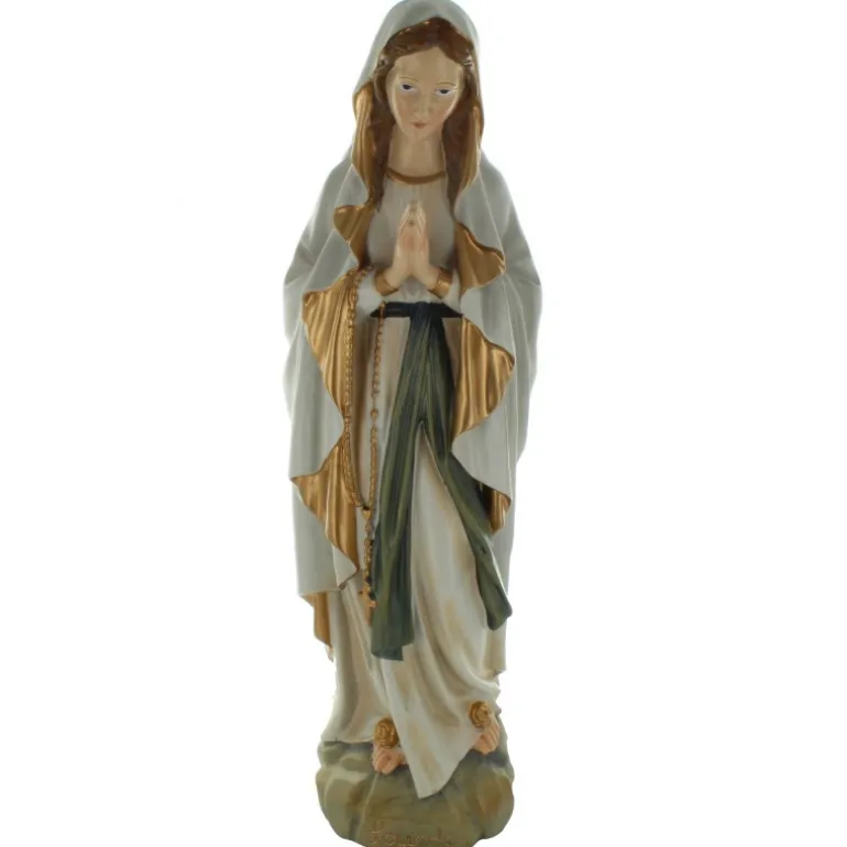 Palais du Rosaire Statue de la Vierge Marie en résine style antique 60cm^ Statue De Grande Taille
