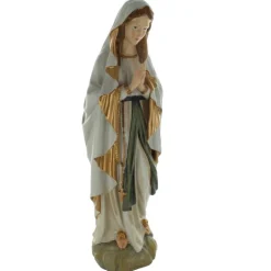 Palais du Rosaire Statue de la Vierge Marie en résine style antique 60cm^ Statue De Grande Taille