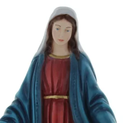 Palais du Rosaire Statue de la Vierge Miraculeuse 30cm en résine colorée^ Statue Vierge Miraculeuse