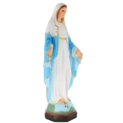Palais du Rosaire Statue de la Vierge Miraculeuse en résine de 40cm^ Statue Vierge Miraculeuse