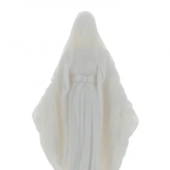 Palais du Rosaire Statue de la Vierge Miraculeuse en albâtre blanche 17 cm^ Statue Vierge Miraculeuse