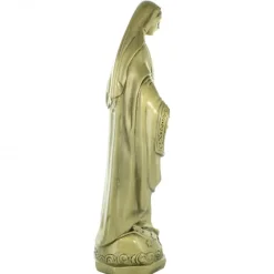 Palais du Rosaire Statue de la Vierge Miraculeuse de 43cm en résine imitation Bronze^ Statue Vierge Miraculeuse