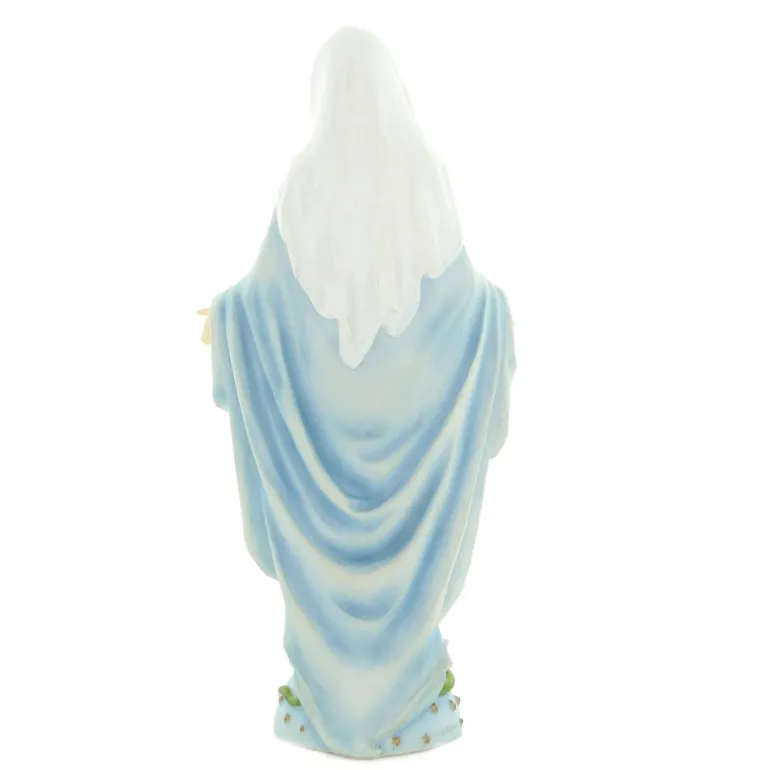 Palais du Rosaire Statue de la Vierge Miraculeuse en résine peinte à la main de 21cm^ Statue Vierge Miraculeuse