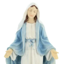 Palais du Rosaire Statue de la Vierge Miraculeuse en résine peinte à la main de 21cm^ Statue Vierge Miraculeuse