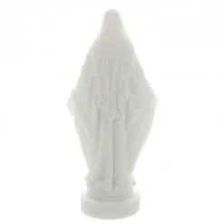 Palais du Rosaire Statue de la Vierge Miraculeuse en albâtre blanche 17 cm^ Statue Vierge Miraculeuse