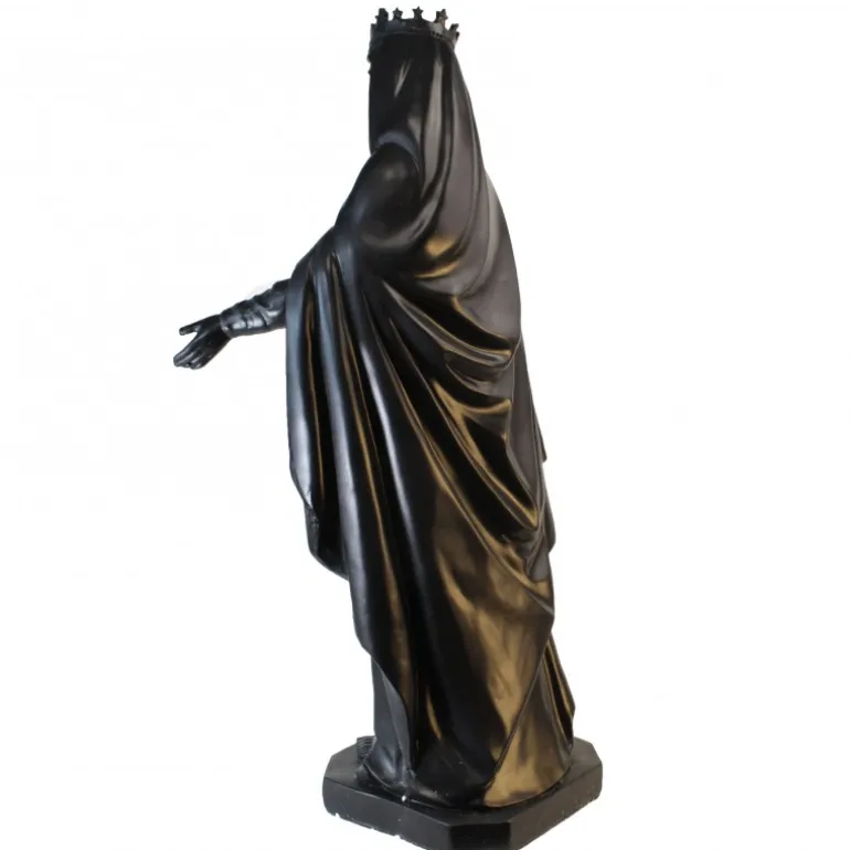 Palais du Rosaire Statue de la Vierge Noire en résine 60cm^ Autres Statues De La Vierge