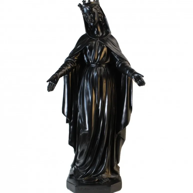 Palais du Rosaire Statue de la Vierge Noire en résine 60cm^ Autres Statues De La Vierge