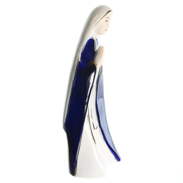 Palais du Rosaire Statue de la vierge Orante de 14cm en porcelaine^ Autres Statues De La Vierge