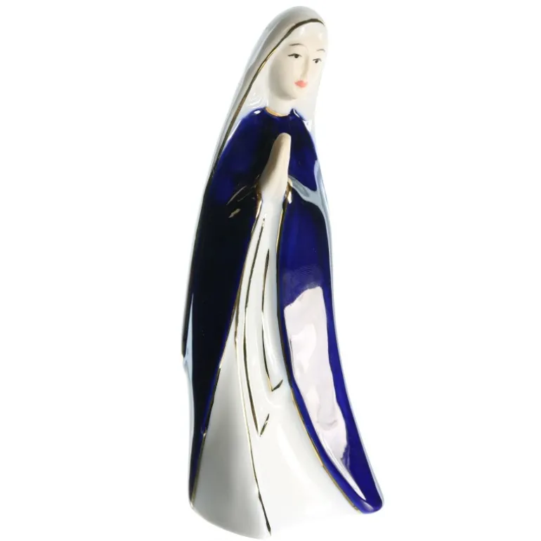 Palais du Rosaire Statue de la vierge Orante de 14cm en porcelaine^ Autres Statues De La Vierge