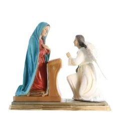 Palais du Rosaire Statue de l'Annonciation à Marie 20cm en résine^ Statue Ange | Autres Statues De La Vierge