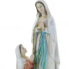 Palais du Rosaire Statue de l'Apparition de Lourdes en résine colorée 20 cm^ Statue De Notre Dame De Lourdes