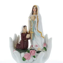 Palais du Rosaire Statue de l'Apparition de Lourdes dans 2 mains 18cm^ Autres Statues De La Vierge