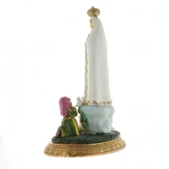 Palais du Rosaire Statue de l'apparition de Fatima en résine colorée 14cm^ Statue Vierge De Fatima