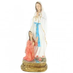 Palais du Rosaire Statue de l'Apparition de Lourdes en résine 30cm^ Statue De Notre Dame De Lourdes
