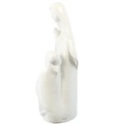 Palais du Rosaire Statue de l'Apparition en résine blanche 22cm^ Statue De Notre Dame De Lourdes