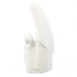 Palais du Rosaire Statue de l'Apparition en résine blanche 8cm^ Statue De Notre Dame De Lourdes