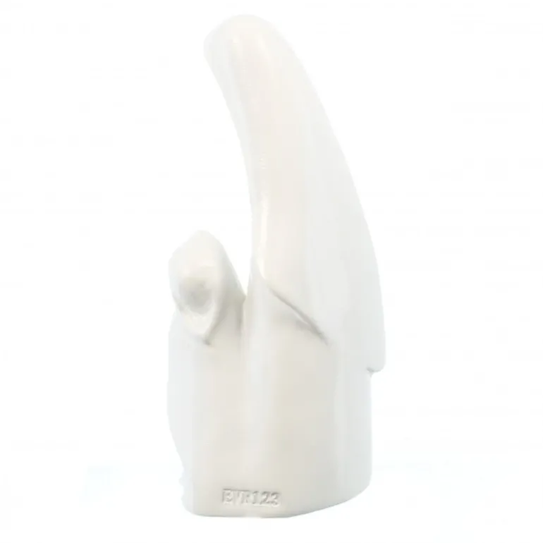 Palais du Rosaire Statue de l'Apparition en résine blanche 8cm^ Statue De Notre Dame De Lourdes