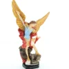Palais du Rosaire Statue de l'Archange Saint Michel luttant contre Satan en résine de 20cm^ Statue De Saint Michel