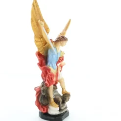 Palais du Rosaire Statue de l'Archange Saint Michel luttant contre Satan en résine de 20cm^ Statue De Saint Michel