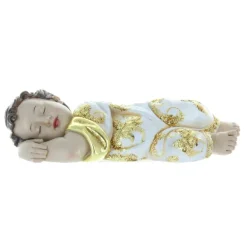 Palais du Rosaire Statue de l'Enfant Jésus couché en résine 32cm^Enfant Décoration De Noël | Enfant Jésus