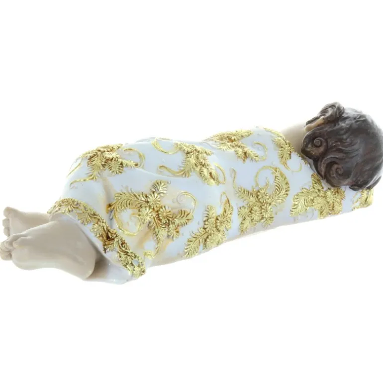 Palais du Rosaire Statue de l'Enfant Jésus couché en résine 32cm^Enfant Décoration De Noël | Enfant Jésus