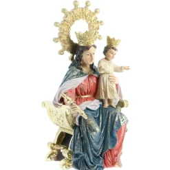 Palais du Rosaire Statue de Marie auxiliatrice de Triana de 20cm en résine^ Autres Statues De La Vierge