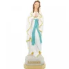 Palais du Rosaire Statue de Notre Dame de Lourdes avec liseret pailleté doré en résine de 60cm^ Statue De Grande Taille | Statue De Notre Dame De Lourdes