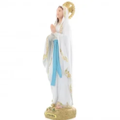 Palais du Rosaire Statue de Notre Dame de Lourdes de 36 cm^ Statue De Notre Dame De Lourdes