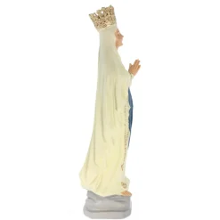 Palais du Rosaire Statue de Notre Dame de Lourdes couronnée en résine de 25cm^ Statue De Notre Dame De Lourdes