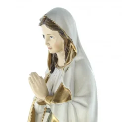 Palais du Rosaire Statue de Notre Dame de Lourdes en résine style antique de 25cm^ Statue De Notre Dame De Lourdes