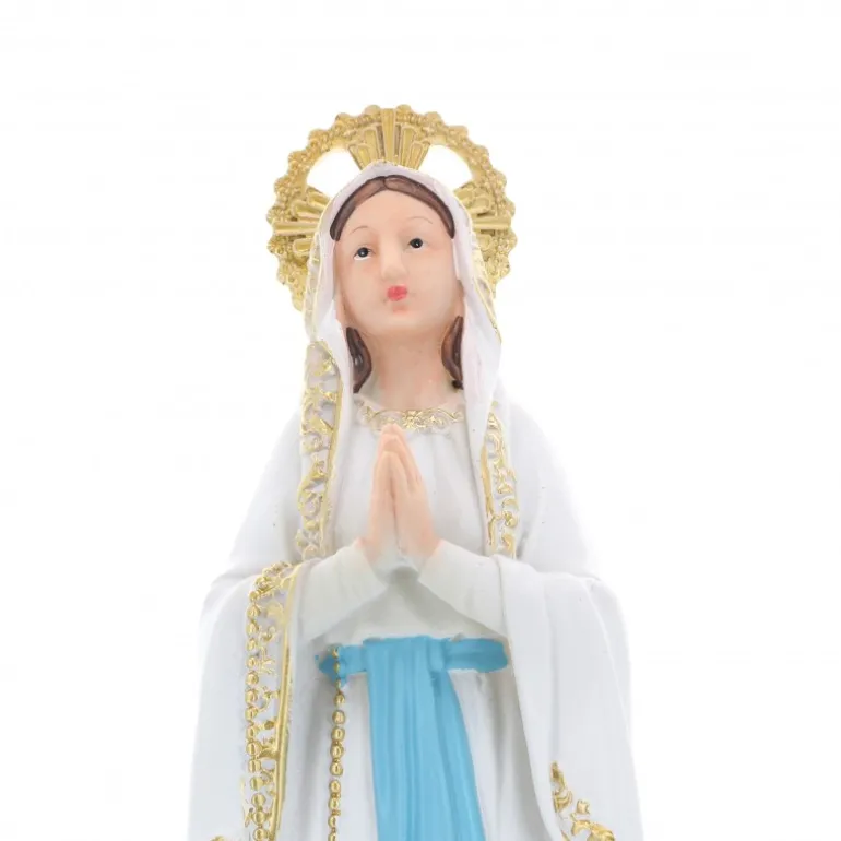Palais du Rosaire Statue de Notre Dame de Lourdes de 36 cm^ Statue De Notre Dame De Lourdes