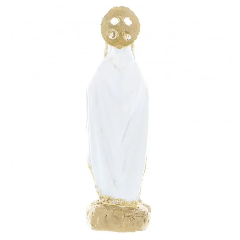 Palais du Rosaire Statue de Notre Dame de Lourdes de 14 cm^ Statue De Notre Dame De Lourdes