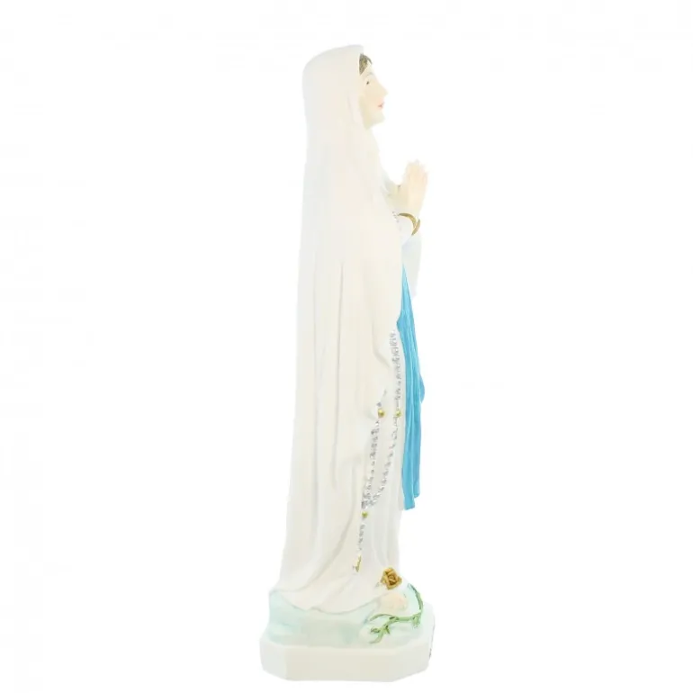 Palais du Rosaire Statue de Notre Dame de Lourdes de 20cm^ Statue De Notre Dame De Lourdes